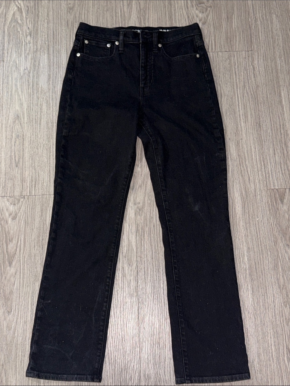 J. Crew Straight-Leg Black Women's Jeans